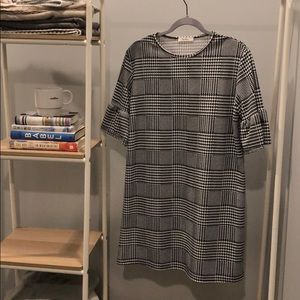 Black and White Pattern Dress